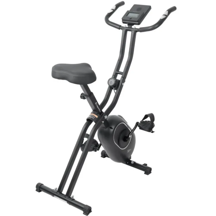 Vélo d'appartement pliable Xbike Lite avec siège ergonomique réglable pour cardio à domicile - 16 niveaux