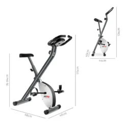 Vélo d'appartement pour entraînement de cardio-training- vélo pliable