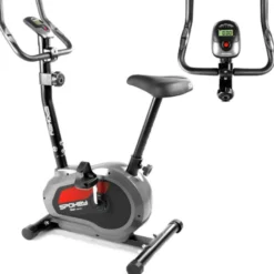 Vélo d'appartement pour entraînement de cardio-training équipé d'un capteur cardiaque