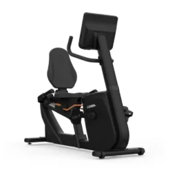Vélo d'appartement semi-allongé autogénéré RB1100 Titanium Strength de qualité PRO avec grand écran connecté - 40 niveaux