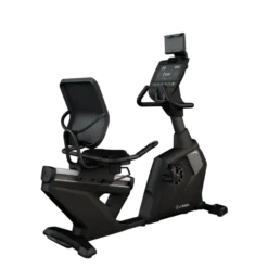 Vélo d'appartement semi-allongé RB2000 Titanium Strength - 20 niveaux de résistance avec dossier respirant