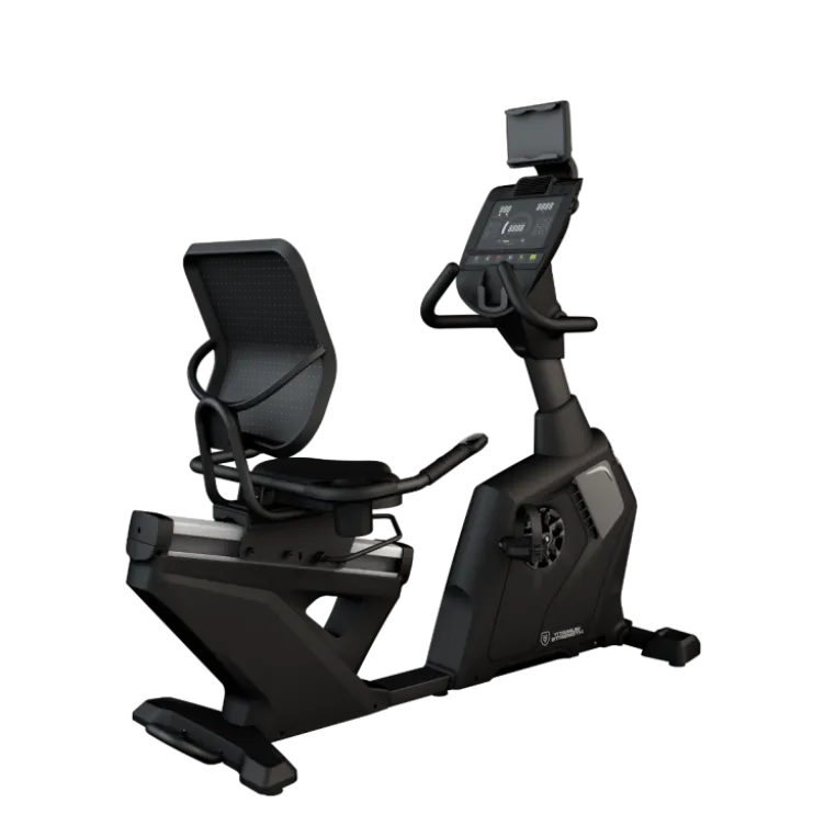 Vélo d'appartement semi-allongé RB2000 Titanium Strength - 20 niveaux de résistance avec dossier respirant