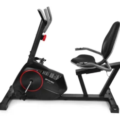 Vélo d'appartement semi-allongé SPECUS disposant des technologies OPTIMIZED POWER et AUTOSLOW