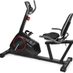 Vélo d'appartement semi-allongé SPECUS disposant des technologies OPTIMIZED POWER et AUTOSLOW