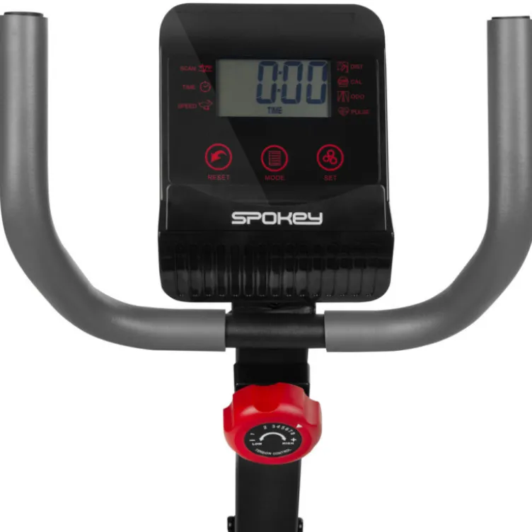 Vélo d'appartement semi-allongé SPECUS disposant des technologies OPTIMIZED POWER et AUTOSLOW