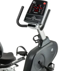 Vélo d'appartement semi allongé avec cadre robuste avec programmes d'entraînement multiples - Entrée USB