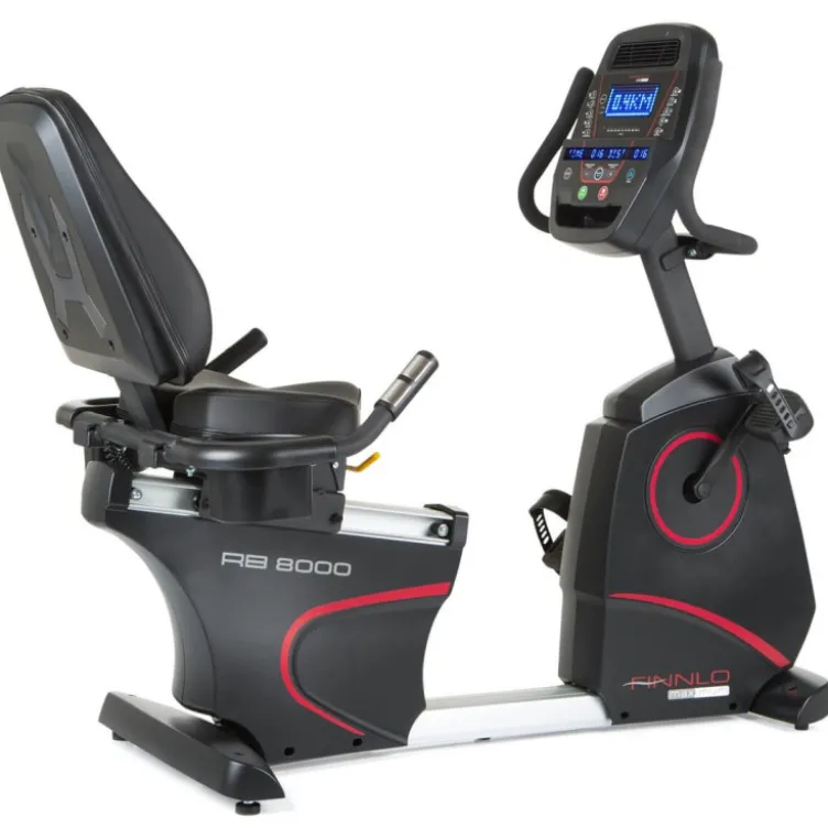 Vélo d'appartement Semi-professionnel avec alimentation indépendante - Écran LED - RB 8000