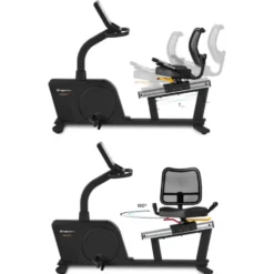 Vélo d'appartement Velocer RMB semi allongé avec écran connecté pour espace sportif commercial