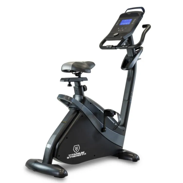 Vélo d'appartement vertical ST900 Titanium Strength Performance Séries avec siège XXL - Roue d'inertie 14 kg