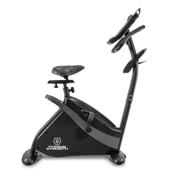 Vélo d'appartement vertical ST900 Titanium Strength Performance Séries avec siège XXL - Roue d'inertie 14 kg