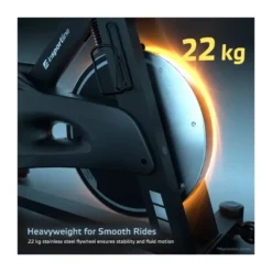 Vélo d'appartement ZenRoute 1200 avec 32 niveaux pour home gym - Volant d'inertie de 22 kg pour du cardio intense