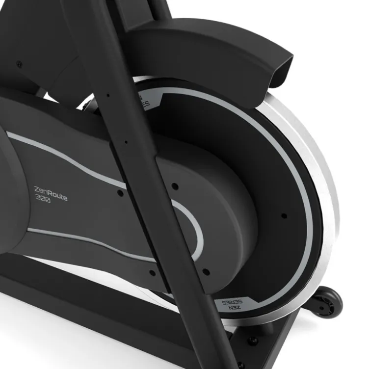 Vélo d'appartement ZenRoute 300 avec écran TFT connecté et 32 niveaux de résistance - Roue d'inertie de 11 kg