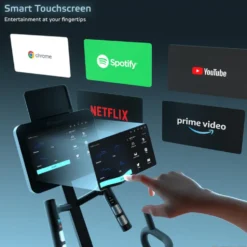 Vélo d'appartement ZenRoute 300 avec écran TFT connecté et 32 niveaux de résistance - Roue d'inertie de 11 kg
