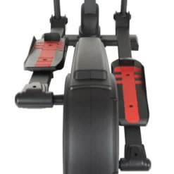 Vélo de cardio elliptique avec reposes pieds antidérapantes et écran LCD
