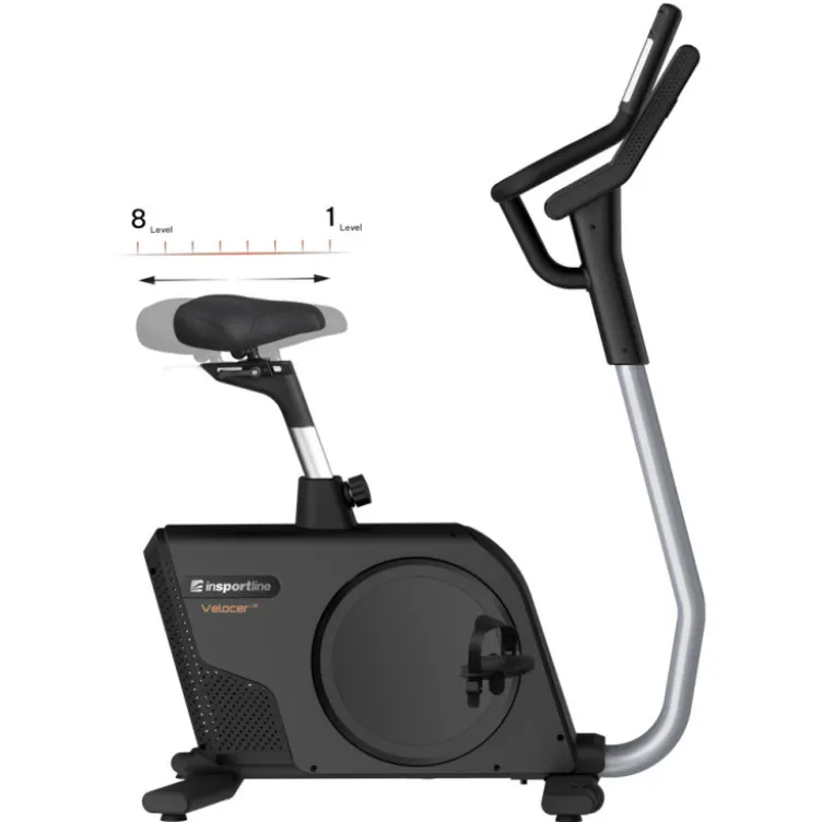 Vélo de cardio-training professionnel Velocer UB avec écran LCD connecté pour salle de sport