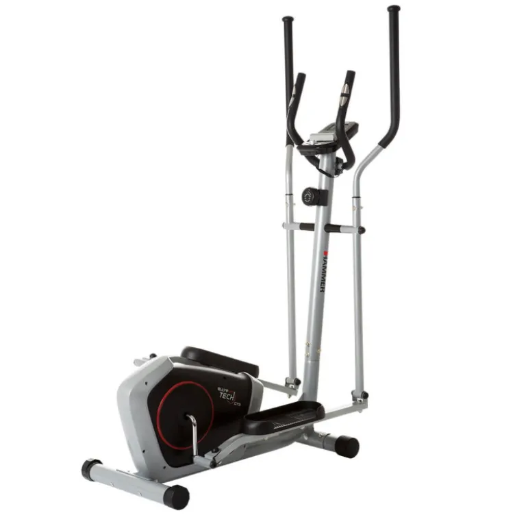 Vélo de cardio-training sans fil avec écran LCD avec volant d'inertie 12 kg - Ellyptech CT3