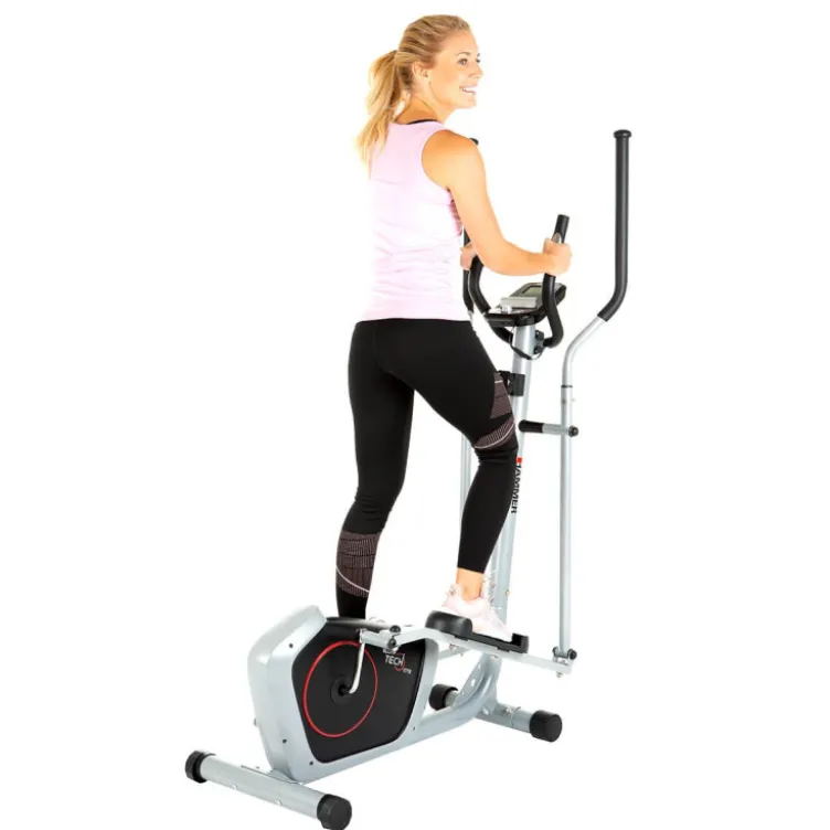 Vélo de cardio-training sans fil avec écran LCD avec volant d'inertie 12 kg - Ellyptech CT3