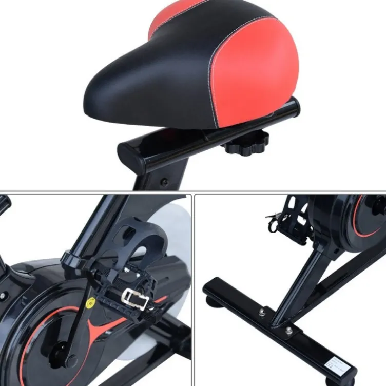 Vélo de course indoor pour sport à domicile avec écran LCD multi-fonctions