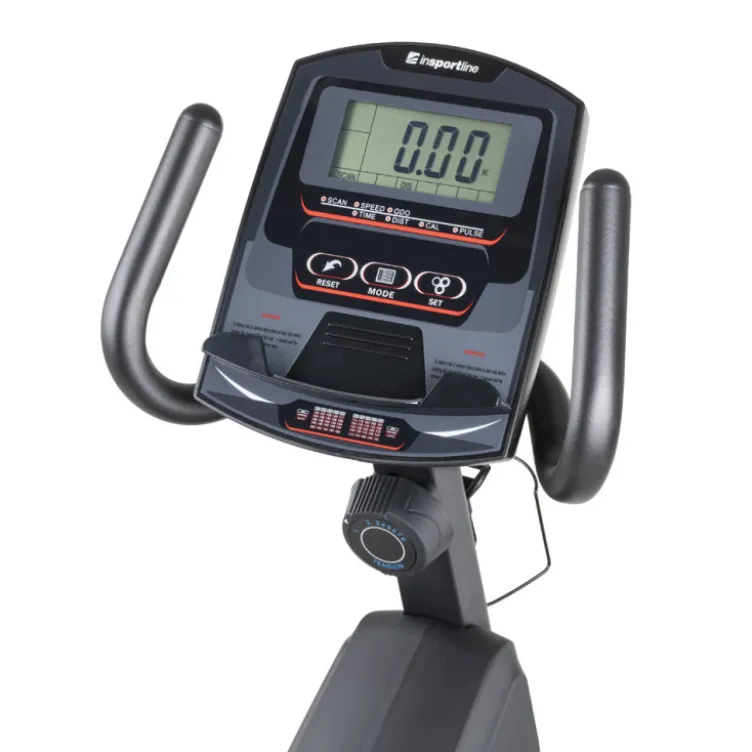 Vélo de fitness semi-allongé avec poignées pour calcul de la fréquence cardiaque - Ecran affichage pour suivi de performance