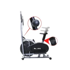 Vélo d'entraînement elliptique avec moniteur LCD et résistance réglable