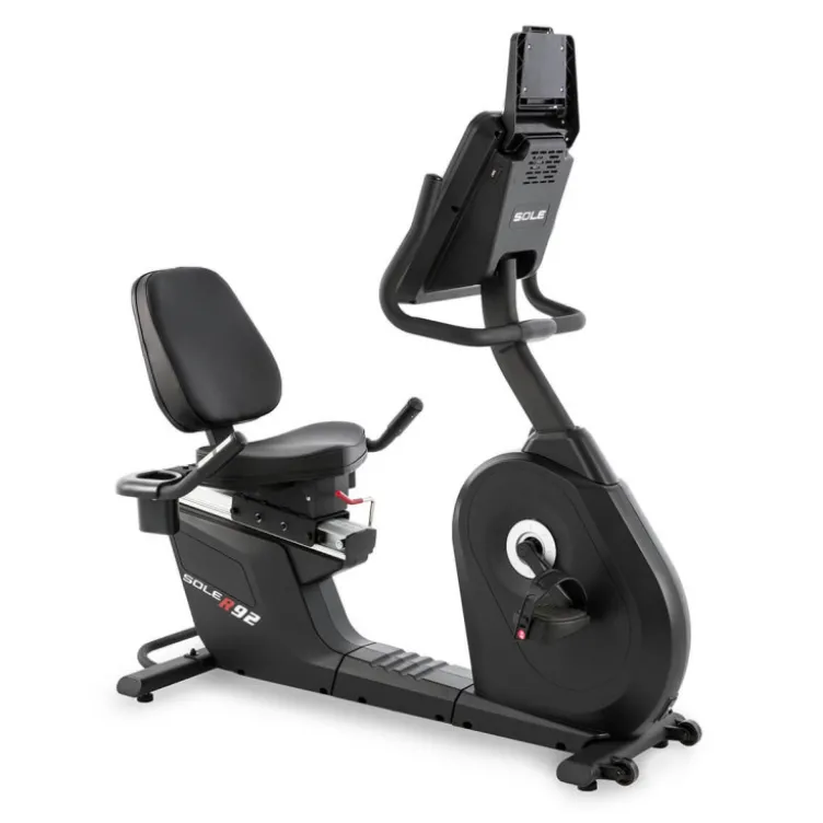 Vélo d'entraînement inclinable avec écran LCD et programme de formation - Confort garanti