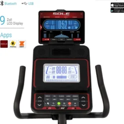 Vélo d'entraînement inclinable avec écran LCD et programme de formation - Confort garanti