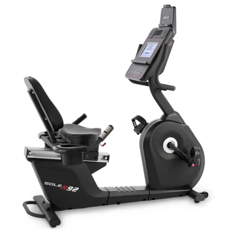 Vélo d'entraînement inclinable avec écran LCD et programme de formation - Confort garanti