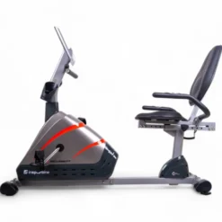 Vélo d'entraînement Rapid RMB semi allongé à commande manuelle et système de résistance magnétique - Siège réglable