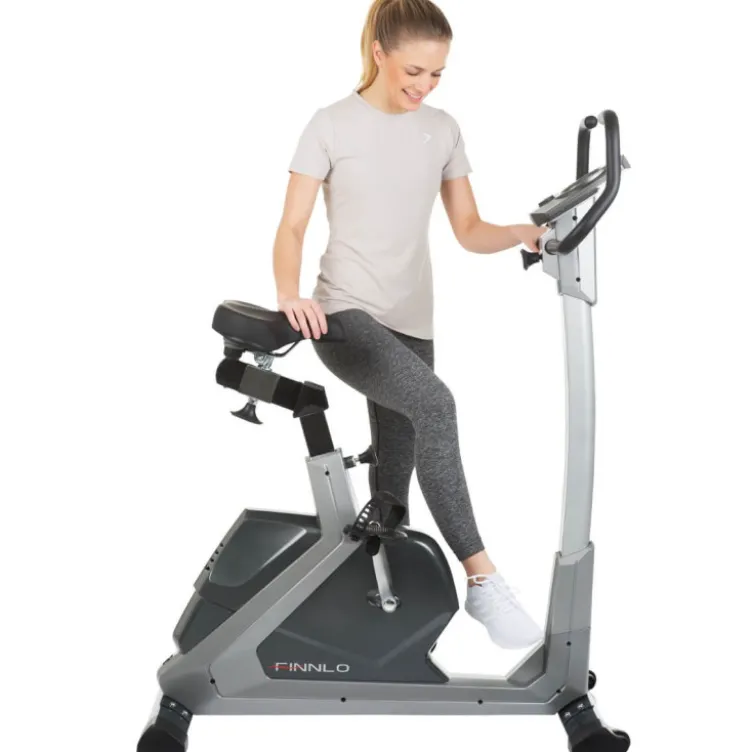 Vélo de santé silencieux avec tableau de bord - Résistance 25 à 400 watts
