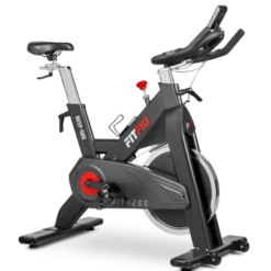 Vélo de spinning avec roue d'inertie 24 kg - Résistance par friction