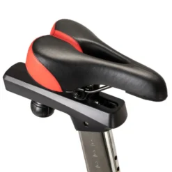 Vélo de spinning Drakkaris avec volant d'inertie puissant de 18 kg et système de freinage à friction - Siège réglable