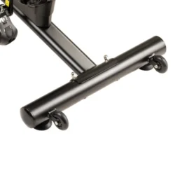 Vélo de spinning Drakkaris avec volant d'inertie puissant de 18 kg et système de freinage à friction - Siège réglable