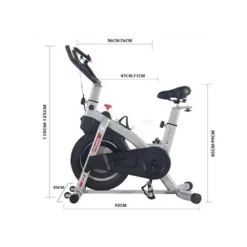 Vélo de spinning haute qualité à résistance magnétique avec écran LCD multifonctions