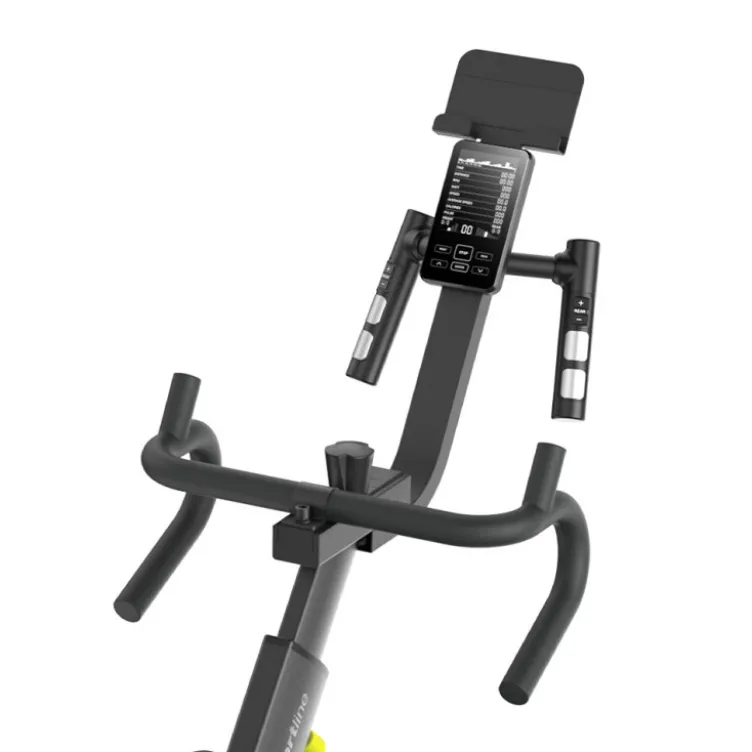 Vélo de Spinning InCondi S150i avec guidon multifonctionnel et 24 niveaux de résistances pour entraînement en Home-Gym
