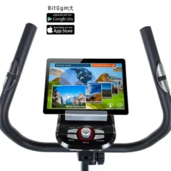 Vélo d'exercices de cardio XT6 BT avec affichage LCD complet - 10 à 350 watts