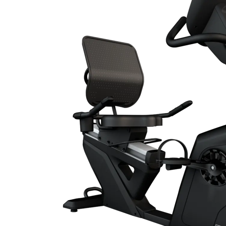 Vélo d'exercice semi-allongé avec écran tactile Titanium Strength RB2000T - Niveaux ajustables et programmes pré-définis
