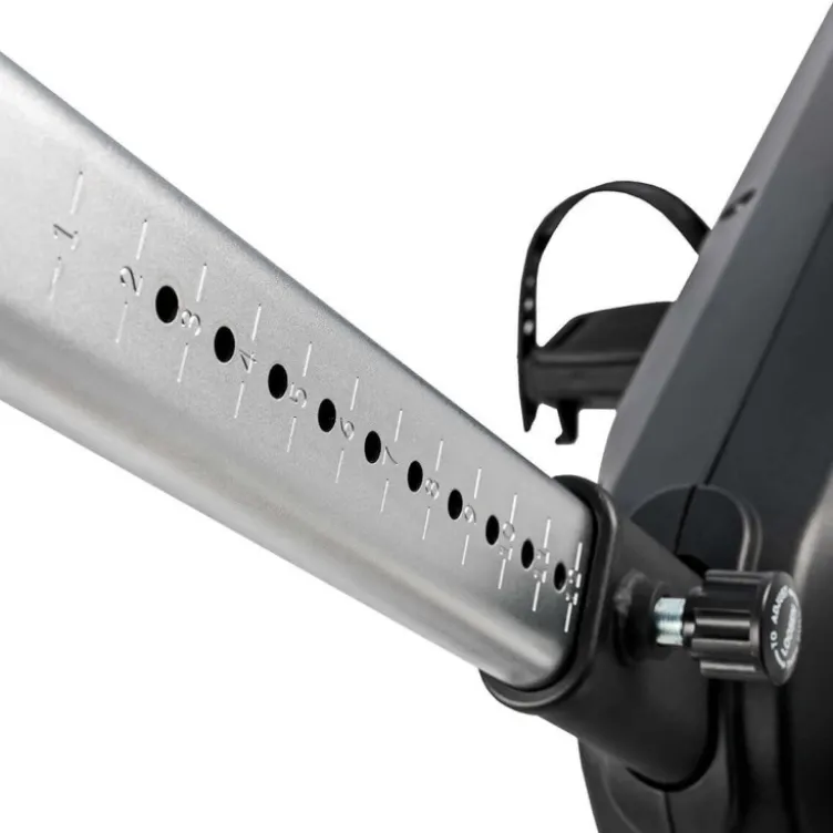 Vélo d'exercices silencieux avec écran LCD complet et roue d'inertie 12 kg - Idéal pour un studio