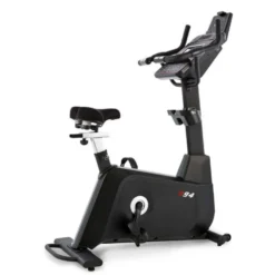 Vélo d'exercices silencieux avec écran LCD complet et roue d'inertie 12 kg - Idéal pour un studio