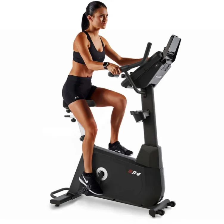 Vélo d'exercices silencieux avec écran LCD complet et roue d'inertie 12 kg - Idéal pour un studio