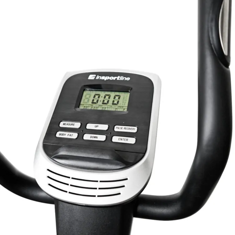Vélo elliptique Atlanta Black à commande manuel et fonctionnement ultra silencieux - Volant d'inertie de 7 kg