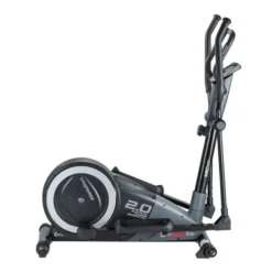 Vélo elliptique Atlanta Black à commande manuel et fonctionnement ultra silencieux - Volant d'inertie de 7 kg