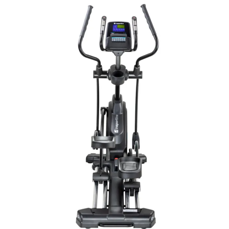 Vélo elliptique au design moderne pour renforcement musculaire et training cardio - Repose pieds avec inclinaison réglable