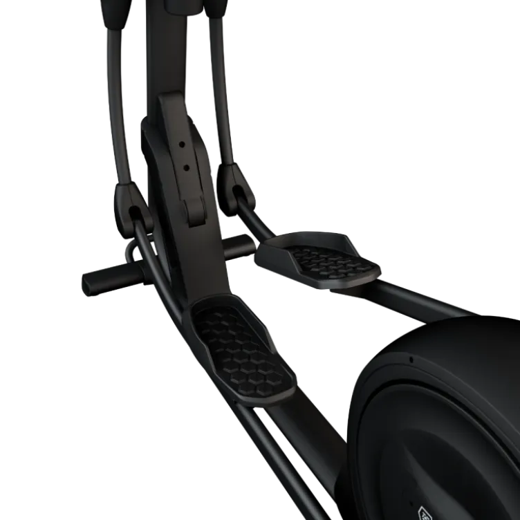 Vélo elliptique auto-alimenté Titanium Strength CT2000 avec écran LED et 20 niveaux de résistance - Foulée longue