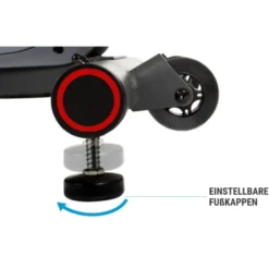 Vélo elliptique avec roue d'inertie de 12 kg et écran LCD - 350 watts max