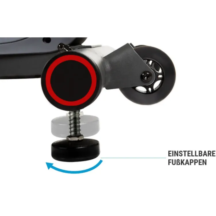 Vélo elliptique avec roue d'inertie de 12 kg et écran LCD - 350 watts max