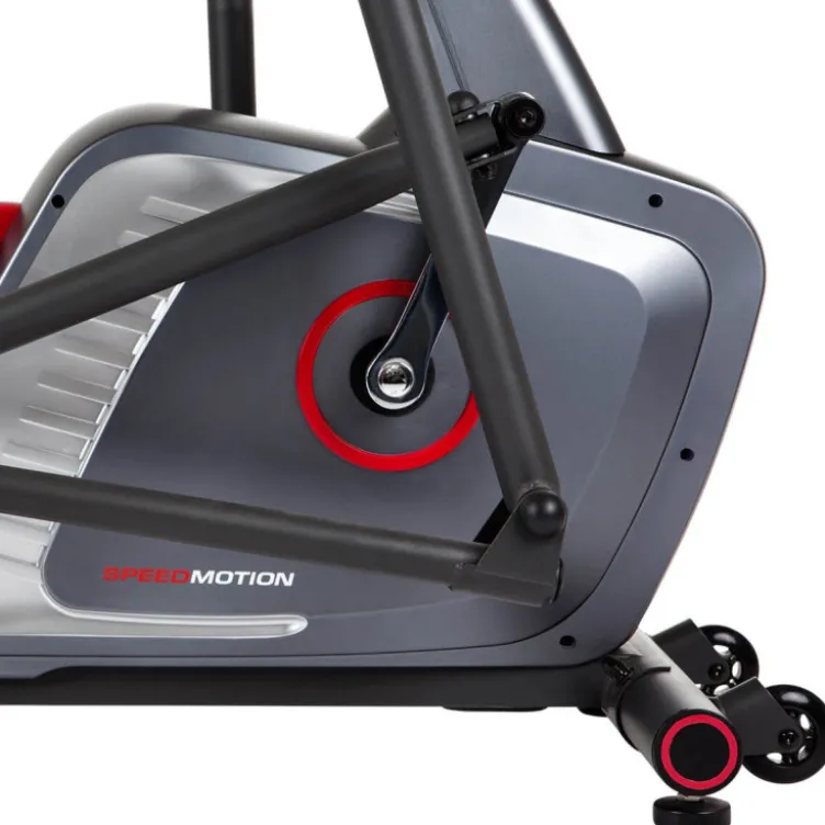 Vélo elliptique avec roue d'inertie de 12 kg et écran LCD - 350 watts max