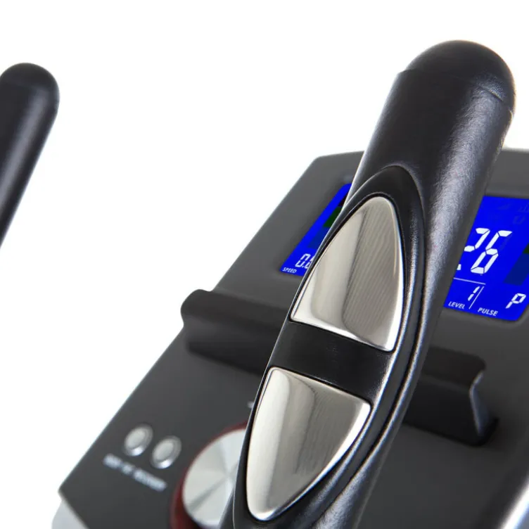 Vélo elliptique avec roue d'inertie de 12 kg et écran LCD - 350 watts max