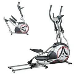 Vélo elliptique Combre avec volant d'inertie avant à haute résistance - Moniteur de fréquence cardiaque intégré
