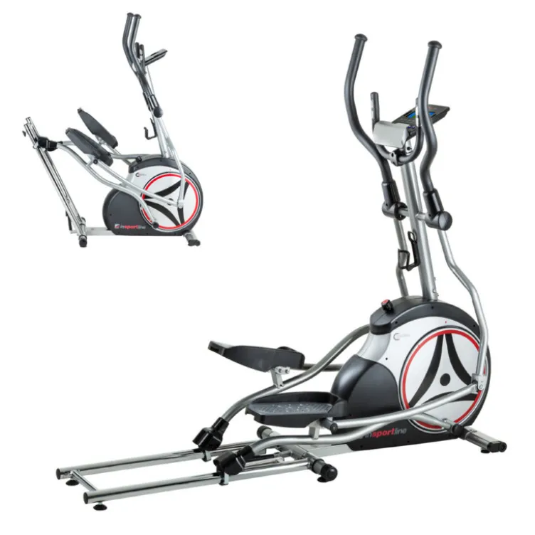 Vélo elliptique Combre avec volant d'inertie avant à haute résistance - Moniteur de fréquence cardiaque intégré