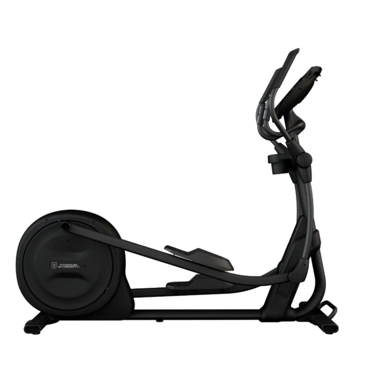 Vélo elliptique connecté à foulée large avec écran tactile autonome - 32 programmes d'entraînement CT2000T Titanium Strength